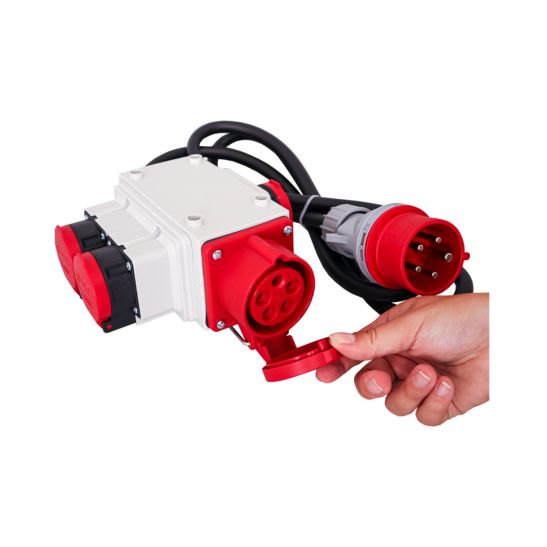 Ekström Baustromverteiler 3x T25, 1x CEE16A