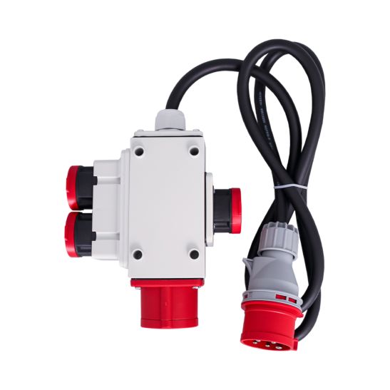 Ekström Baustromverteiler 3x T25, 1x CEE16A