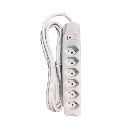 Ekström Steckerleiste mit Schalter 3 Meter, 6x T13