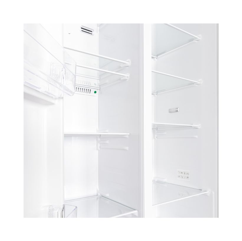 Kibernetik 436 Liter Food Center Food Center Side by Side schwarz