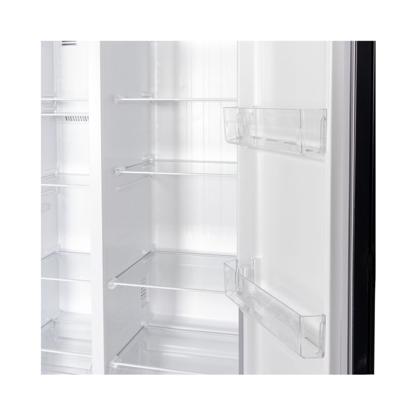 Kibernetik 436 Liter Food Center Food Center Side by Side schwarz