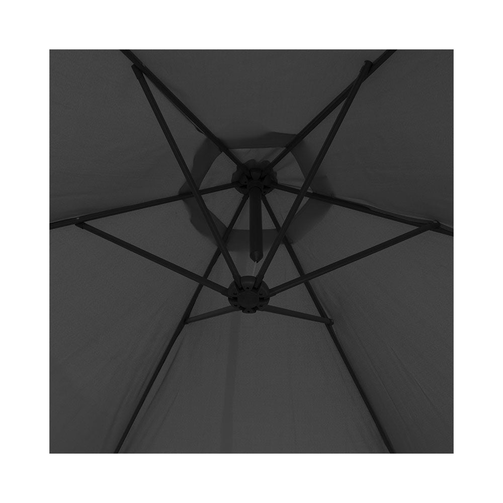 CONTINI Ampelschirm Ø 3m anthrazit
