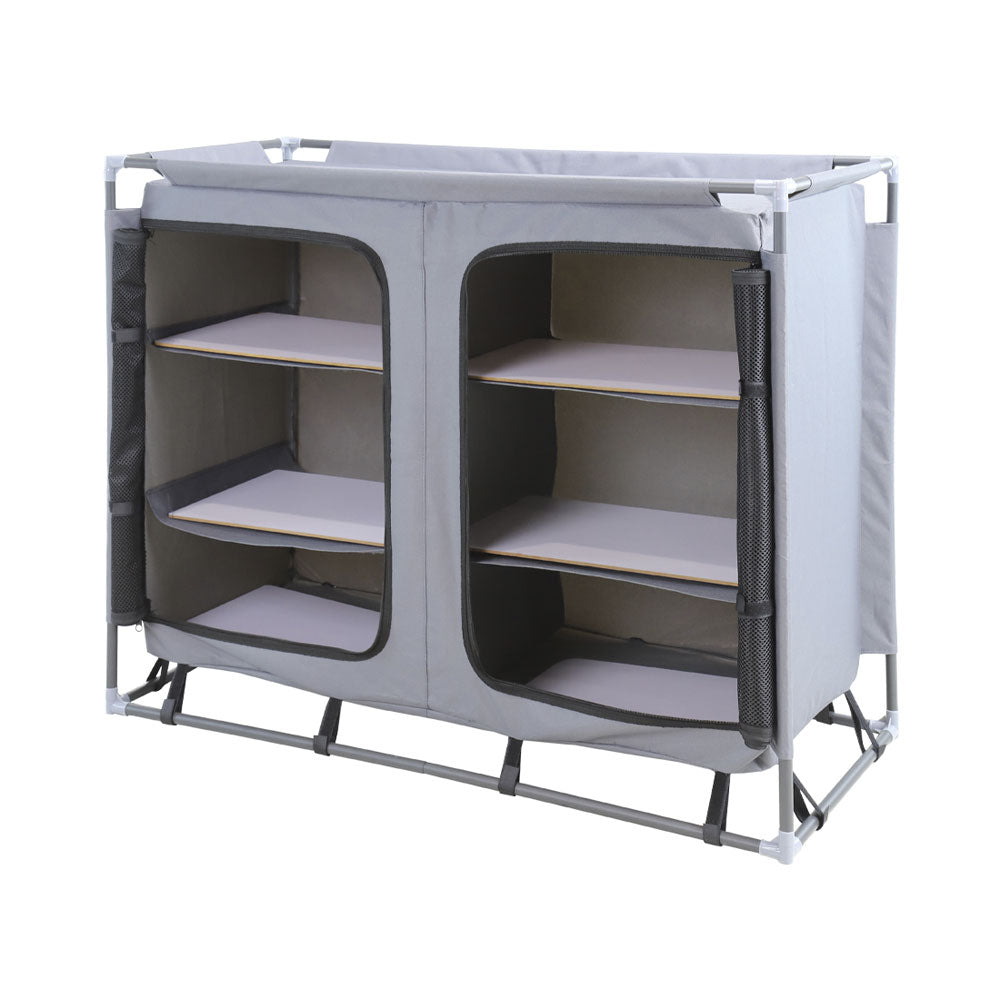 CONTINI Campingschrank 102x47x82cm anthrazit