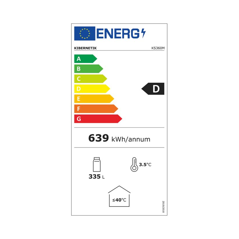 Kibernetik 335 liter KS360M drinks refrigerator 