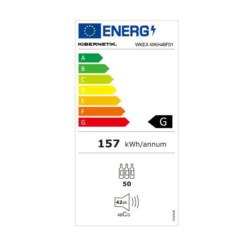Kibernetik wine climate cabinet 40 - 50 bottles 2 zones 