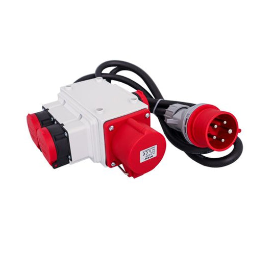 Ekström Baustromverteiler 3x T25, 1x CEE16A