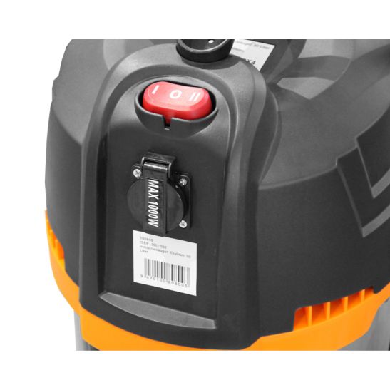 Ekström wet and dry vacuum cleaner 30 litre metal container