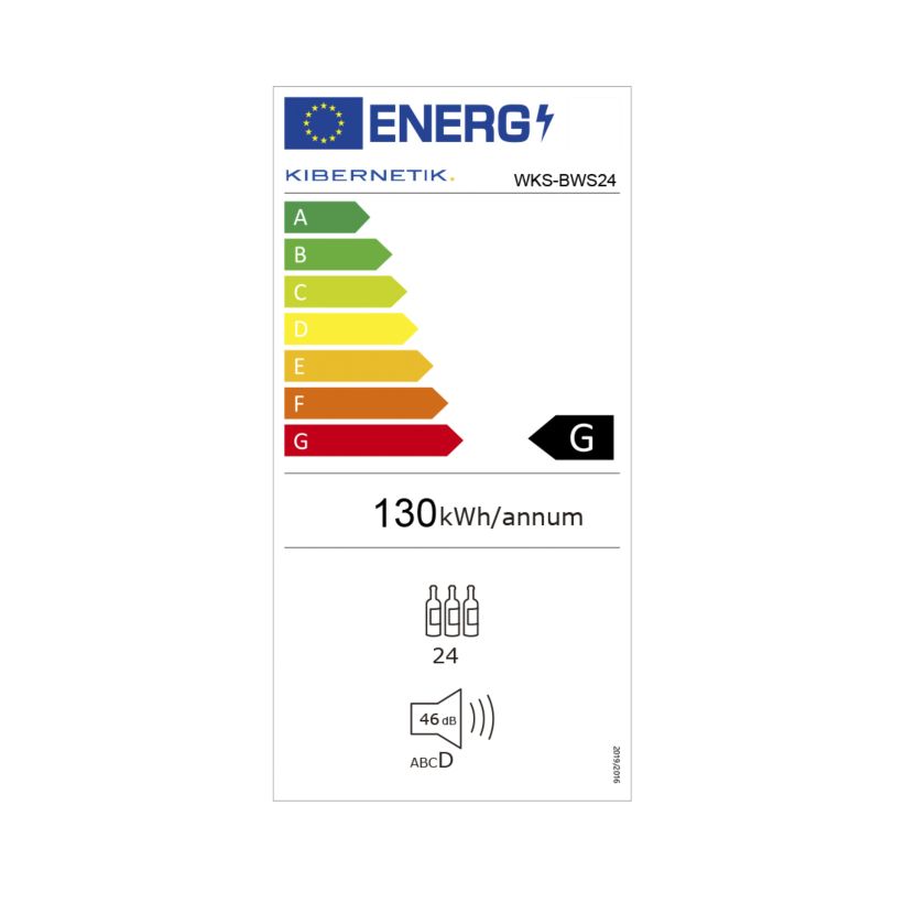 Kibernetik wine cooler 24 bottles 1 zone 