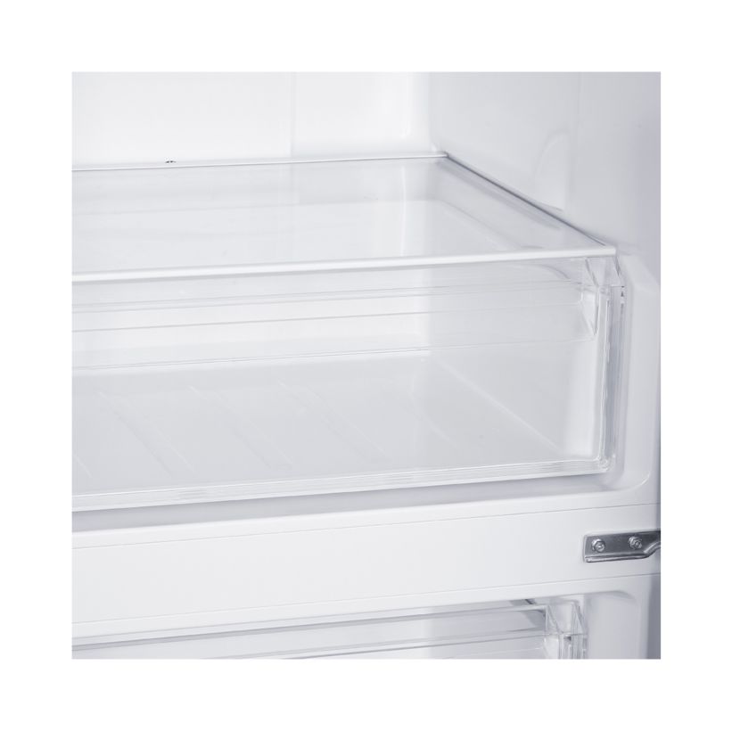 Kibernetik 293 litre fridge-freezer combination no frost chrome steel 