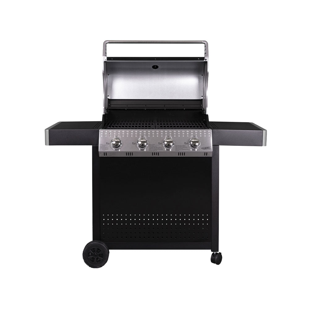 Mr.Grill Gasgrill mit 4 Brennern, inkl. Gasschlauch und -Regler