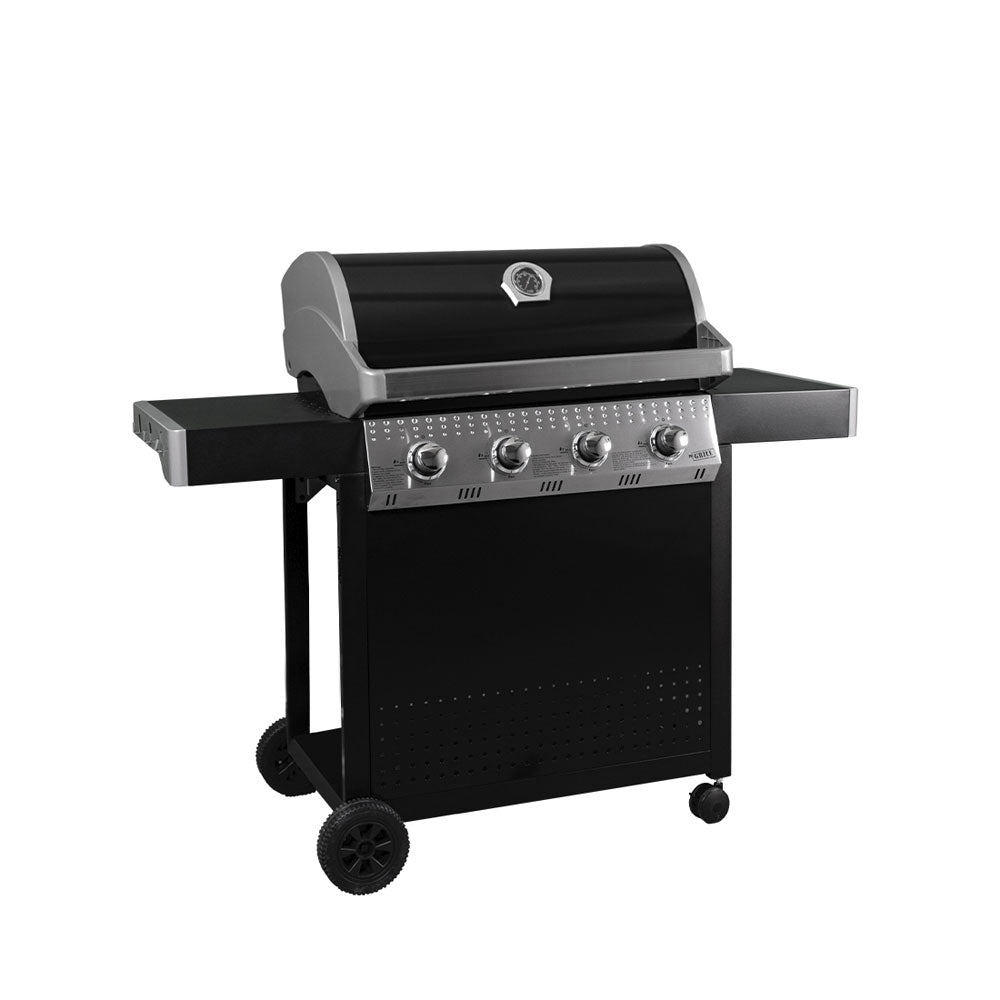 Mr.Grill Gasgrill mit 4 Brennern, inkl. Gasschlauch und -Regler