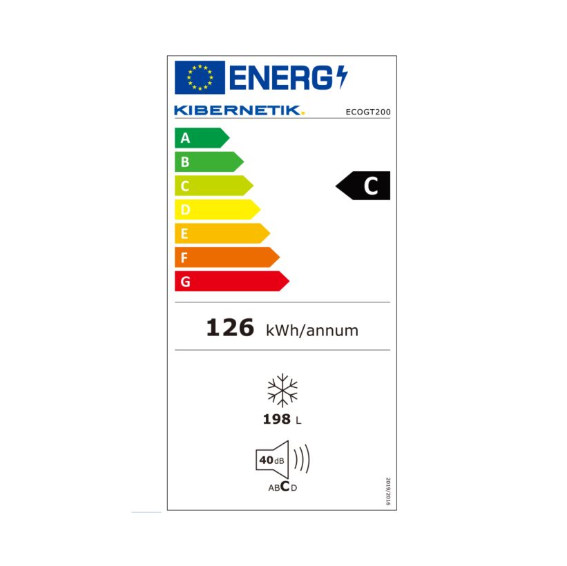 Kibernetik 200 Liter Gefriertruhe ECO-Line