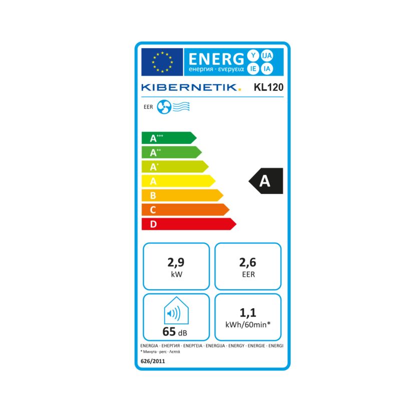 Kibernetik KL120 Klimagerät WIFI +TIO2