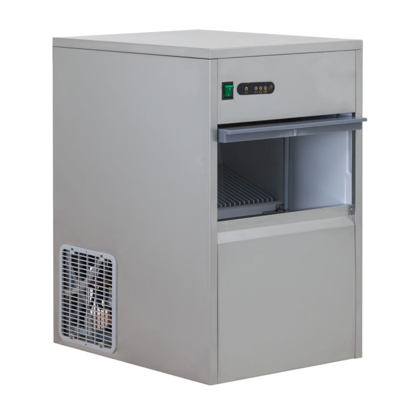 Icebull Gastro Eiswürfelmaschine 26kg/Tag, 7kg Speicher Hohlkegel