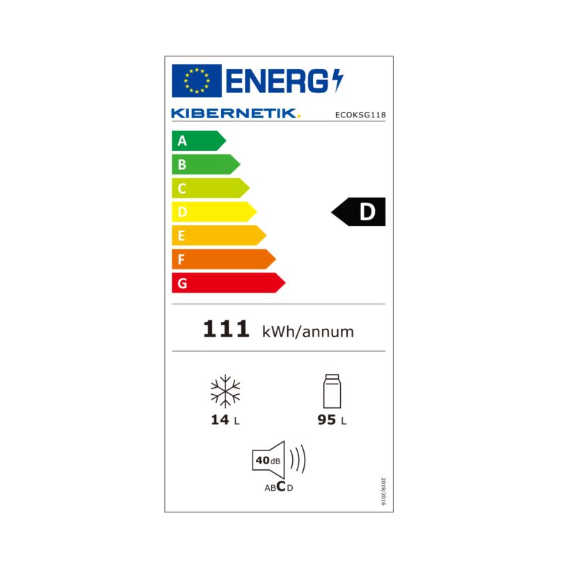 Kibernetik 109 litres ECO KSG118 refrigerator 