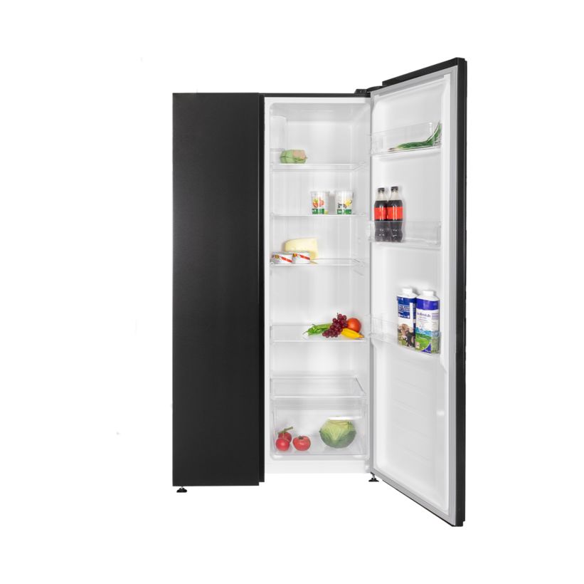 Kibernetik 436 Liter Food Center Food Center Side by Side schwarz