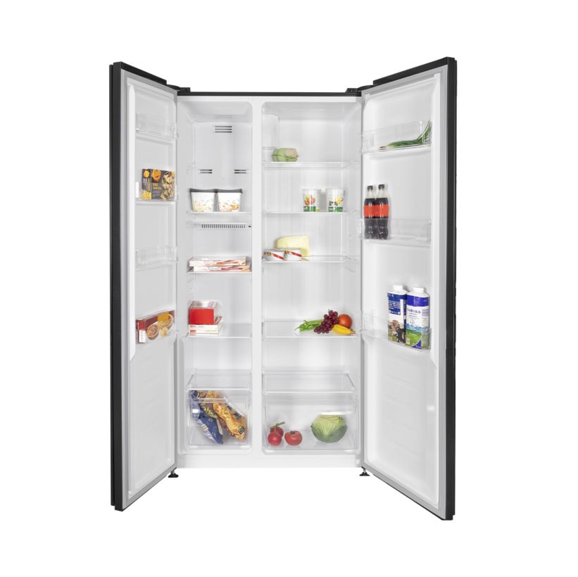 Kibernetik 436 Liter Food Center Food Center Side by Side schwarz