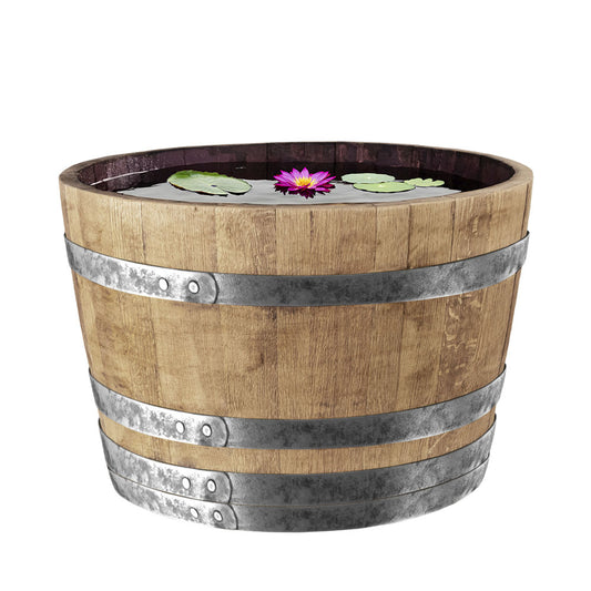 WeberGarden Wasserkübel aus Eichenweinfass Ø68cm Höhe 45cm
