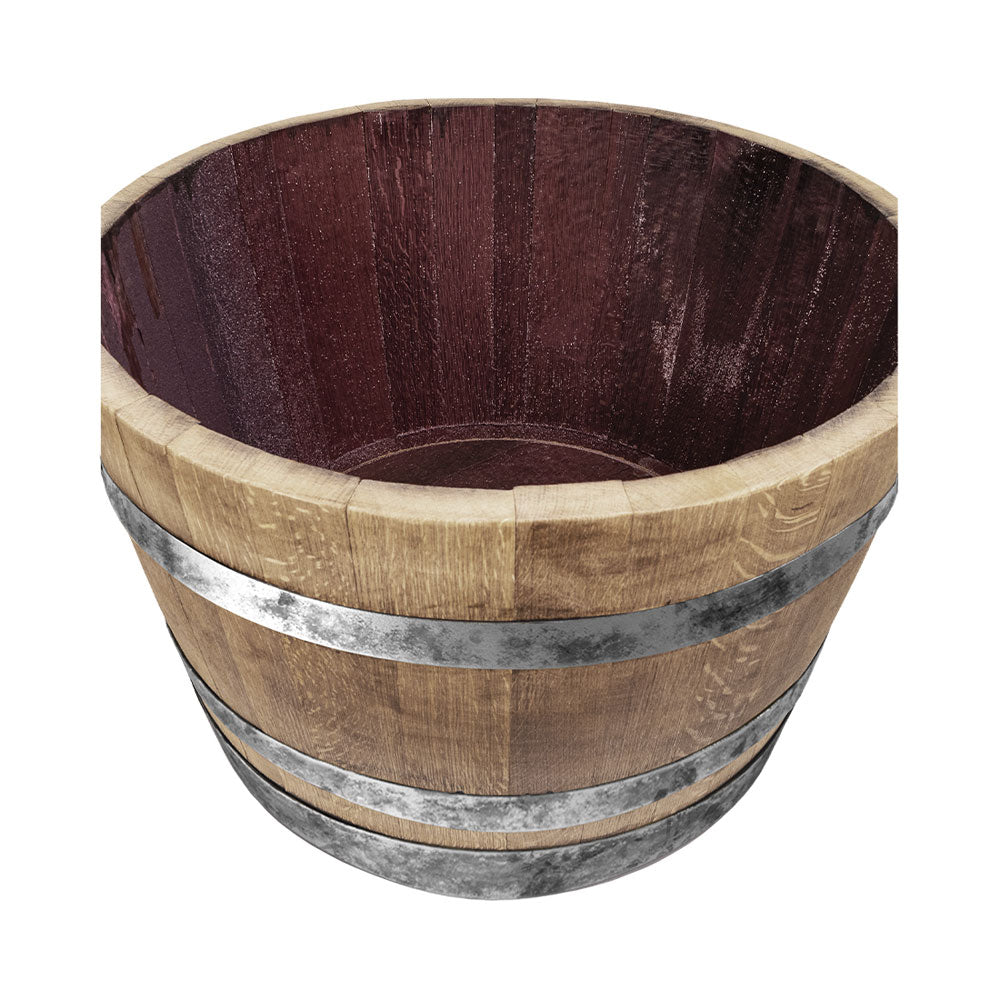 WeberGarden Wasserkübel aus Eichenweinfass Ø68cm Höhe 45cm