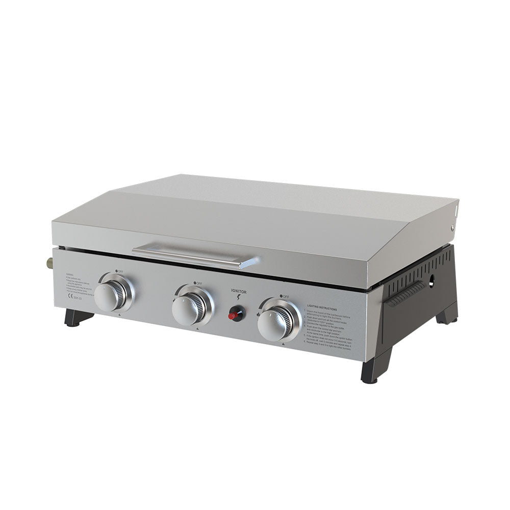 Mr.Grill Gas Plattengasgrill 7'500 Watt inkl. Schlauch und Regler