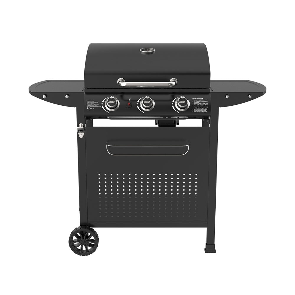 Mr.Grill Gasgrill 3 Brenner, inkl Gasschlauch und -Regler