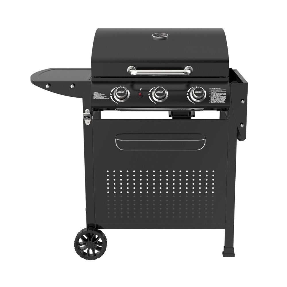 Mr.Grill Gasgrill 3 Brenner, inkl Gasschlauch und -Regler