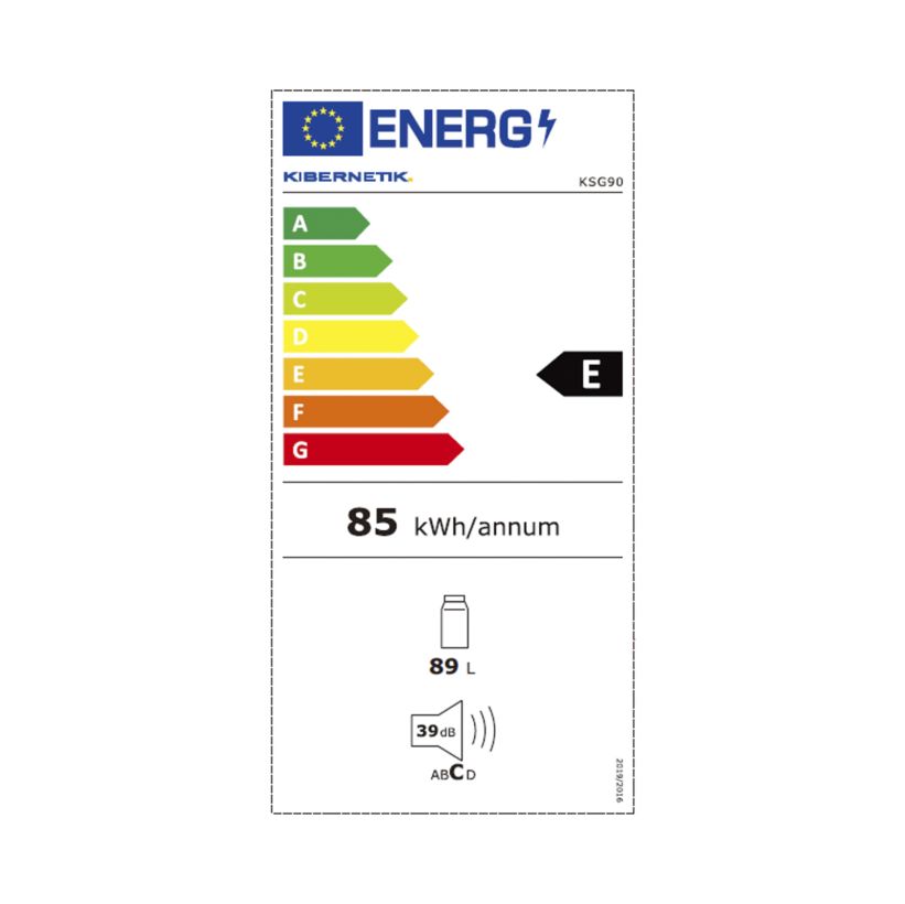 Kibernetik 89 Liter KSG90 Kühlschrank